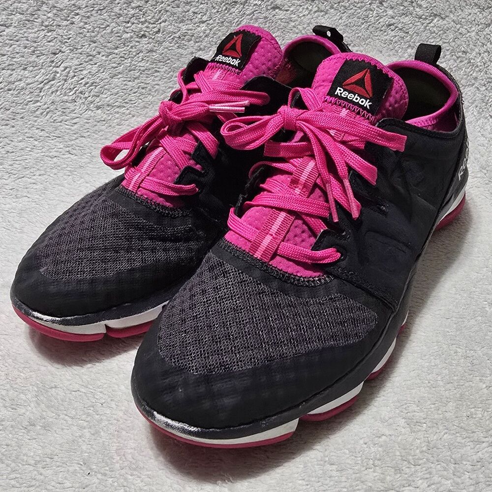 Reebok CloudRide DMX Women's Sz 11 Sneakers Black Pink Running Training Shoes